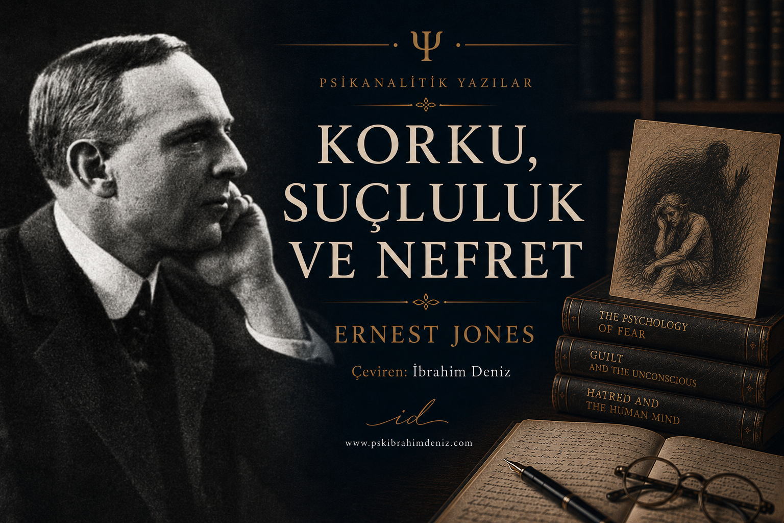 Ernest Jones korku suçluluk nefret makalesi kapak görseli