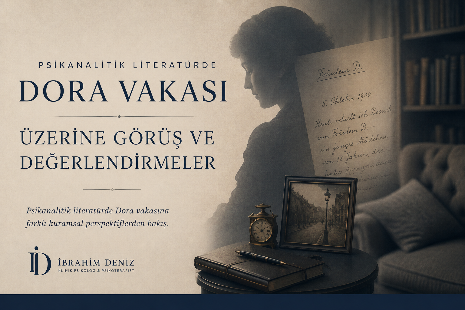 Dora vakası psikanalitik literatür makalesi kapak görseli